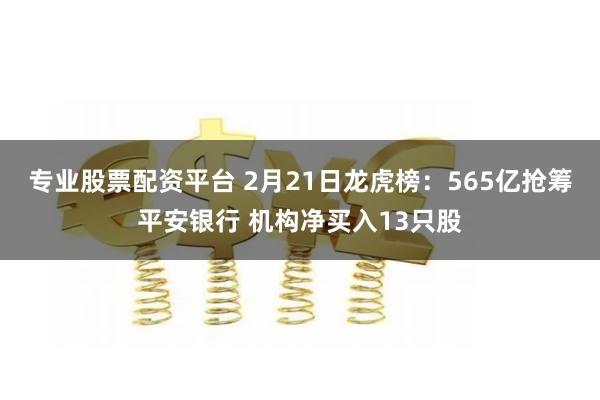 专业股票配资平台 2月21日龙虎榜：565亿抢筹平安银行 机构净买入13只股